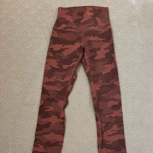 Pink Camo Lululemon Leggings